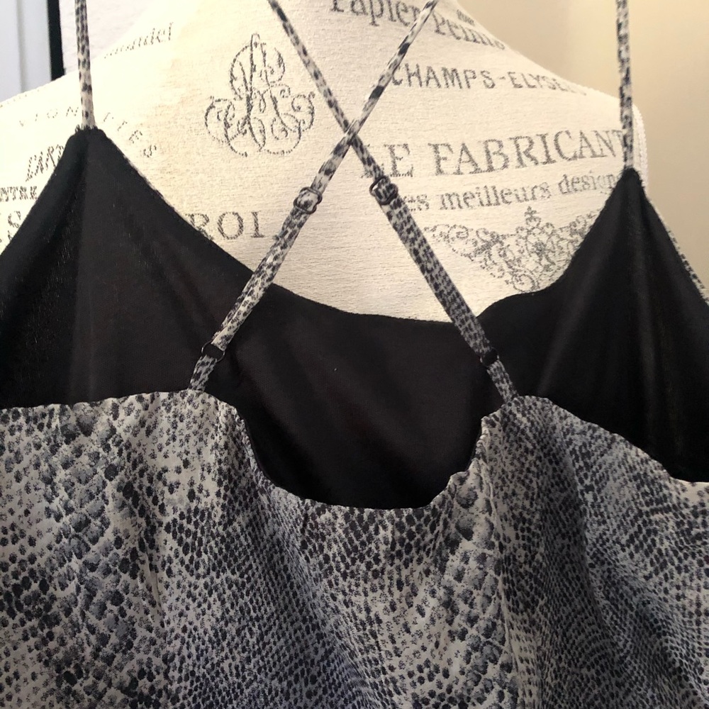Snake Print Mini Dress - Picture 3 of 4